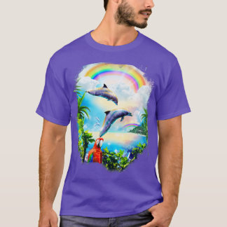 Camiseta Golfinhos-do-arco-íris 3