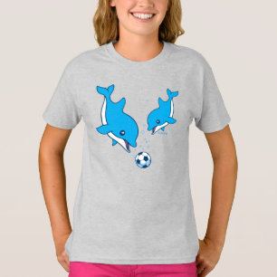 Camiseta Golfinhos do futebol