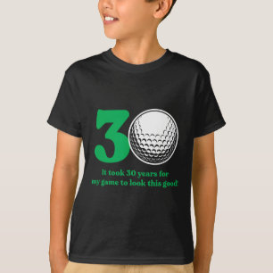 Camiseta Golfista de 30 anos Cita Golf 30 Birthda