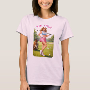 Camiseta Golfista Feminina em Forma Thunder_Cove