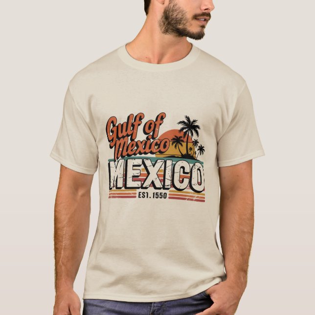 Camiseta Golfo da América e Golfo do México (Frente)