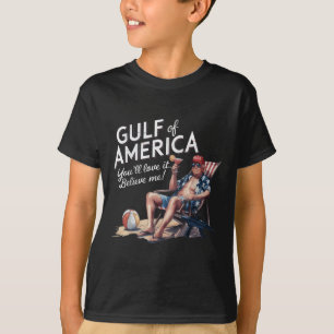 Camiseta Golfo Da América Eua Funny Trump Usa Beach