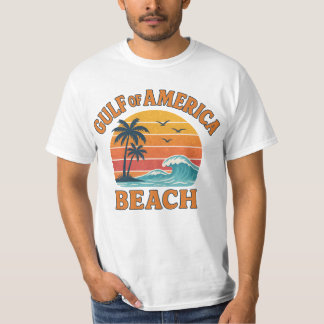 Camiseta Golfo da América Retro Beach Vibes Design