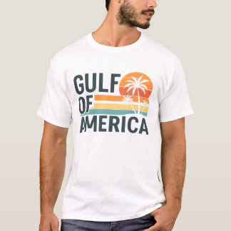 Camiseta Golfo da América Retro Beach Vibes Design