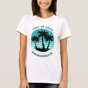 Camiseta Golfo de Gavin Engraçado Humor Político