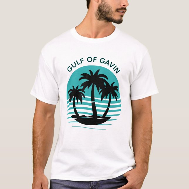 Camiseta Golfo de Gavin | Engraçado Humor Político (Frente)