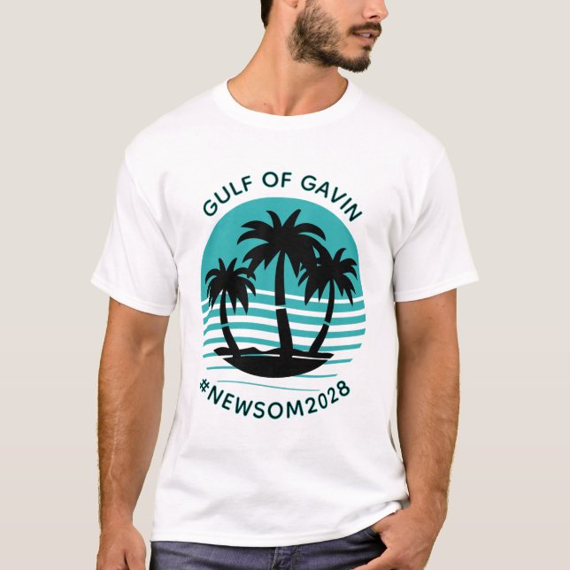 Camiseta Golfo de Gavin | Engraçado Humor Político (Frente)