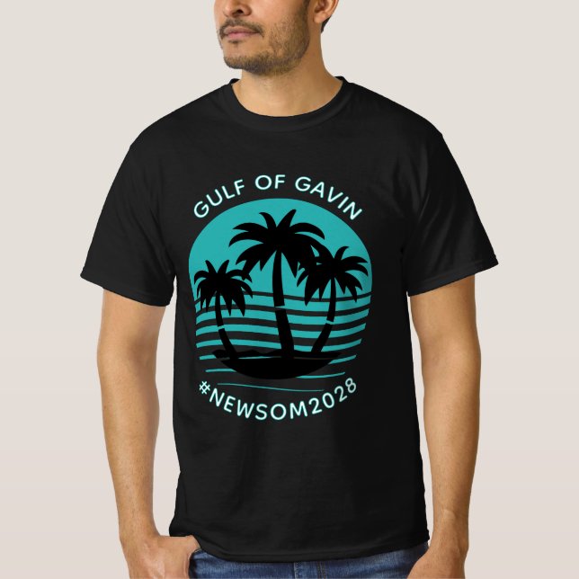 Camiseta Golfo de Gavin | Engraçado Humor Político (Frente)