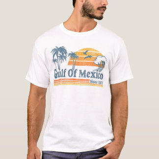 Camiseta Golfo do México Bandeira para sempre