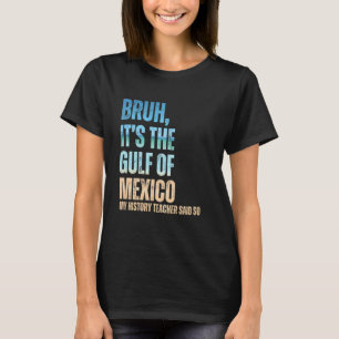 Camiseta Golfo do México Bruh Meu Professor de História Dis
