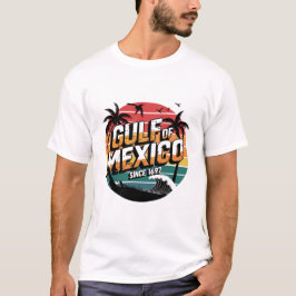 Camiseta Golfo do México desde 1672 - Retro Beach