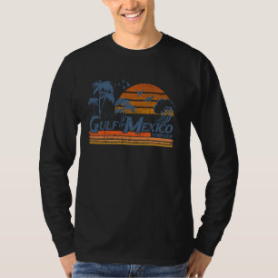 Camiseta Golfo do México desde 1672 Retro Vintage Beach Gol