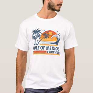 Camiseta Golfo Do México Forever Vintage Palms Summer Holid