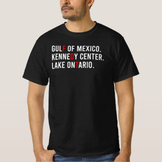 Camiseta Golfo do México Kennedy Center Lago Ontário