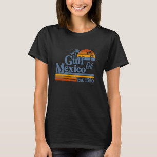 Camiseta Golfo do México para sempre desde 1550