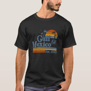 Camiseta Golfo do México Para Sempre Desde 1550 Vintage Pra
