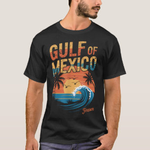 Camiseta Golfo do México Para Sempre Retro Vintage Golfo do