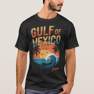 Camiseta Golfo do México Para Sempre Retro Vintage Golfo do