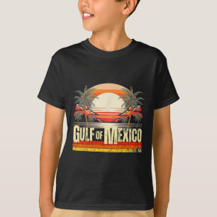 Camiseta Golfo Do México Para Sempre Vintage Beach Retro Su