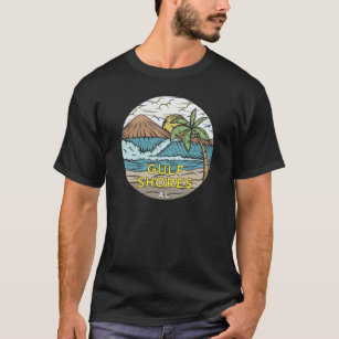 Camiseta Golfo do Sul Alabama Vintage