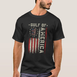 Camiseta Golfo dos EUA América Funny EUA Bandeira para home