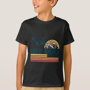 Camiseta Golfo Dos Eua América Leste 2025 Retro Vintage Bea