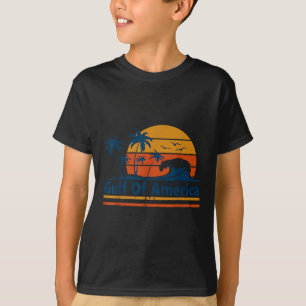 Camiseta Golfo Dos Eua América Leste 2025 Retro Vintage Bea