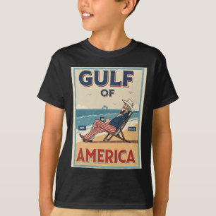 Camiseta Golfo Dos Eua América Leste. 2025 Tio Sam Patrioti