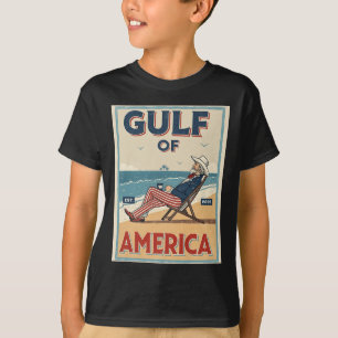 Camiseta Golfo Dos Eua América Leste. 2025 Tio Sam Patrioti