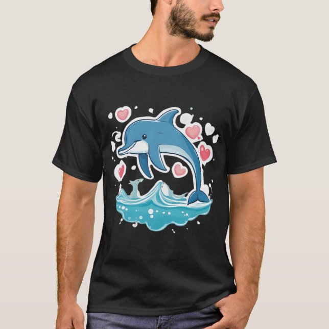 Camiseta Golfo-finhote adorável (Frente)