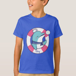 Camiseta Golfo Fino Cantor Marinheiro, Nome Personalizado