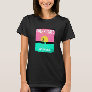 Camiseta Golfo nas margens do Alabama Retro City Hometown V