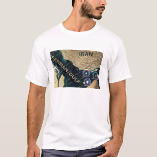 Camiseta Golfo Pérsico - ilha de três iranianos