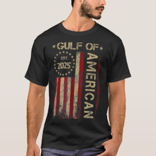Camiseta Golfo Retro Da América Est 2025 U.A. Flag M