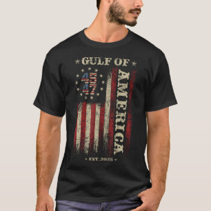 Camiseta Golfo Retro Da América No Leste De 2025 Bandeira A