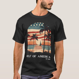 Camiseta Golfo Retro Da América No Leste De 2025 Homens Ame