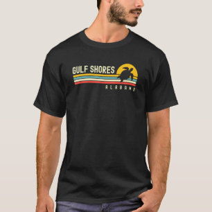 Camiseta Golfo Shores Alabama Souvenirs Sea Turtle Men