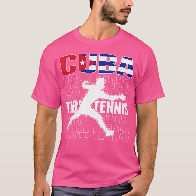 Camiseta Golias na Mesa de Cuba - Tênis de Jersey Pino de B (Frente)