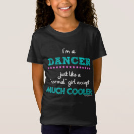 Camiseta Golly meninas - eu sou um dançarino