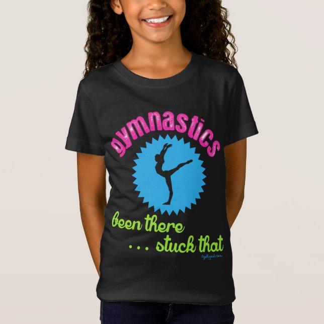 Camiseta Golly meninas - ginástica lá… colada isso (Frente)