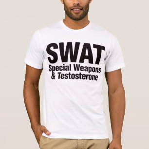 Camiseta GOLPE, armas especiais e testosterona