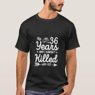 Camiseta Golpe de 36° aniversário de casamento