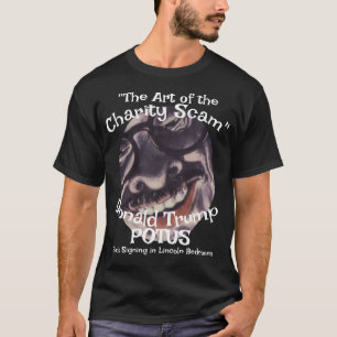 Camiseta Golpe de Caridade a Arte de" Donald Trump POTUS