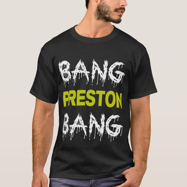 Camiseta Golpe de Preston do golpe (Frente)