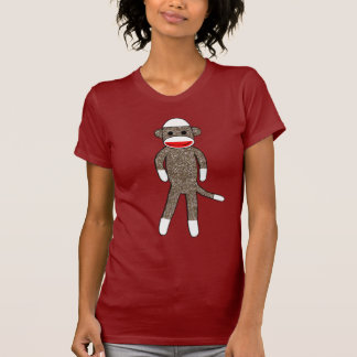 Camiseta Golpeie o macaco pelo t-shirt das senhoras de
