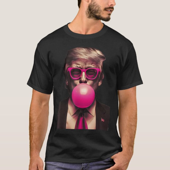 Camiseta Goma-Bola-Tambor Cor-de-rosa 2 (Frente)