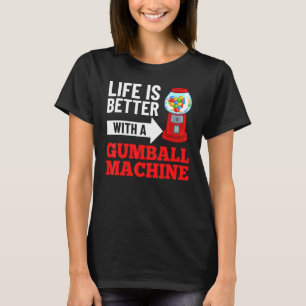 Camiseta Goma de mascar com pastilha elástica