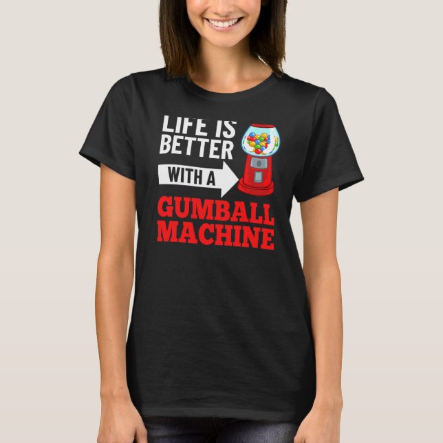 Camiseta Goma de mascar com pastilha elástica (Frente)