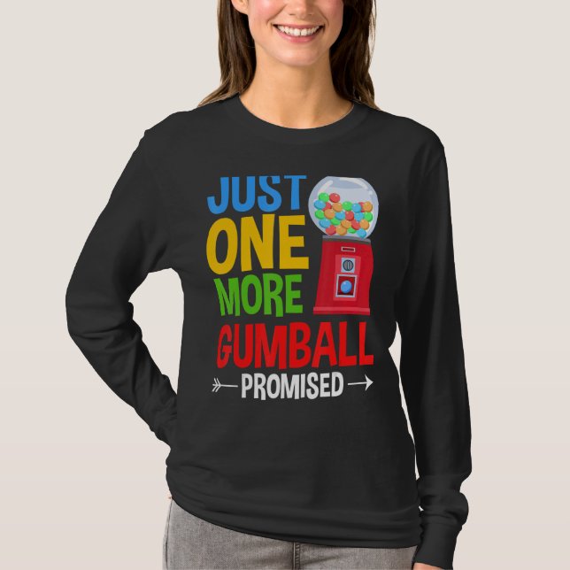 Camiseta Goma de mascar com pastilha elástica (Frente)