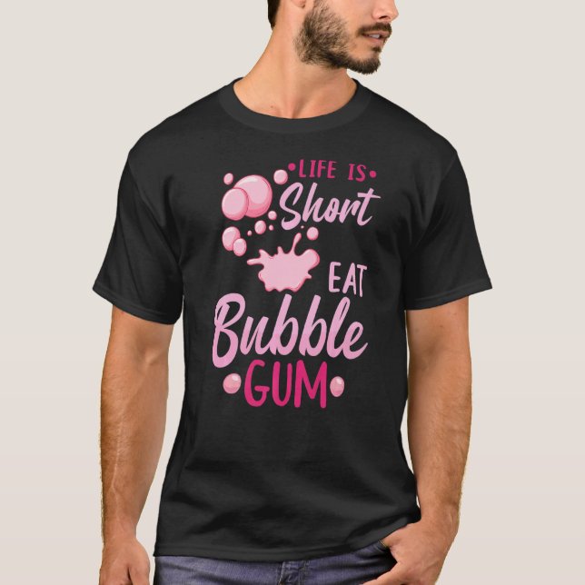 Camiseta Goma de mascar de bolhas (Frente)